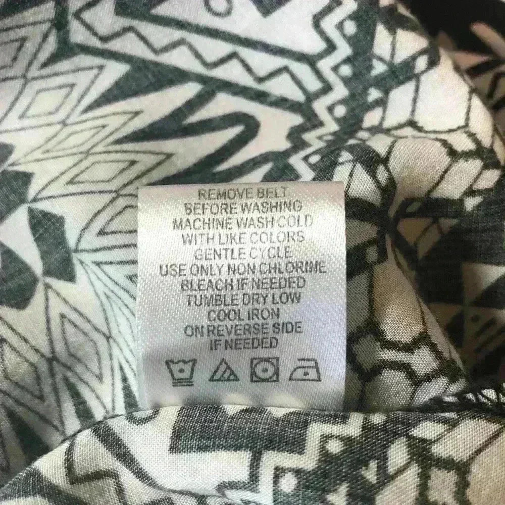 Almost Famous Women Black White Print Tube Non Slip Top Maxi Dress Size Medium - Picture 12 of 13